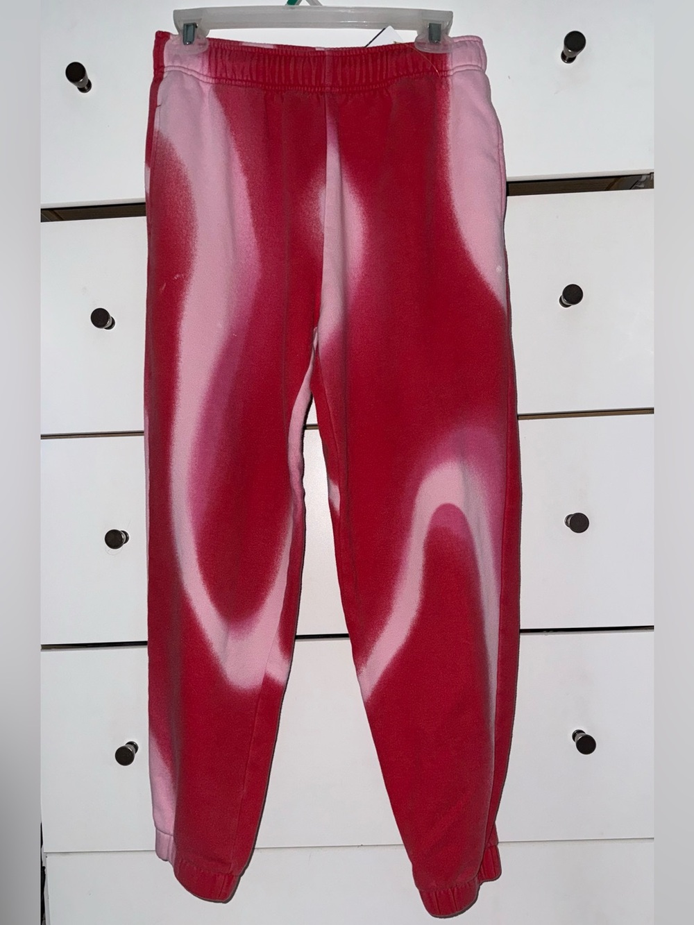 Pink and Red Swirly Sweatpants